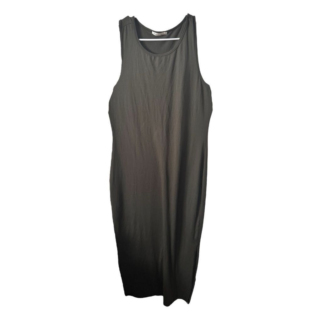 Heart Hips Forest Green Slip Maxi Dress